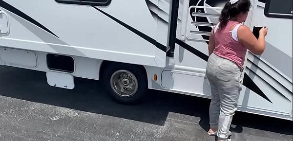  Colombian babe gives pussy ass down payment for RV. La Paisa